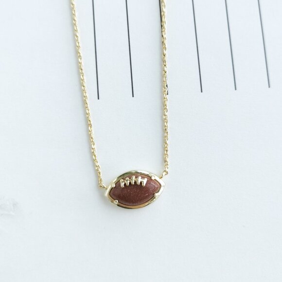 Alicia Bonnie Football Necklace - Picture 1 of 4